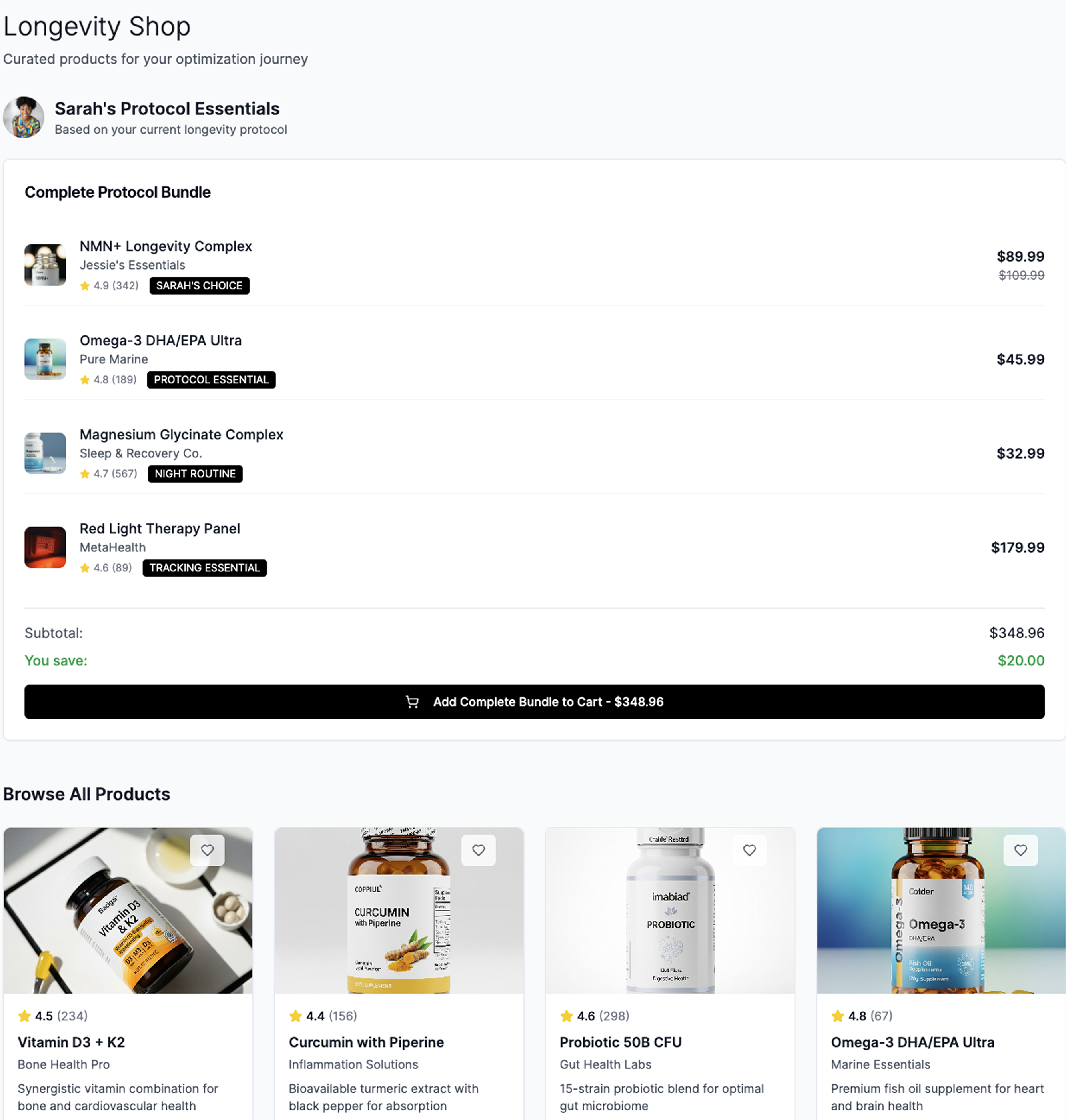 Curated Medical Marketplace